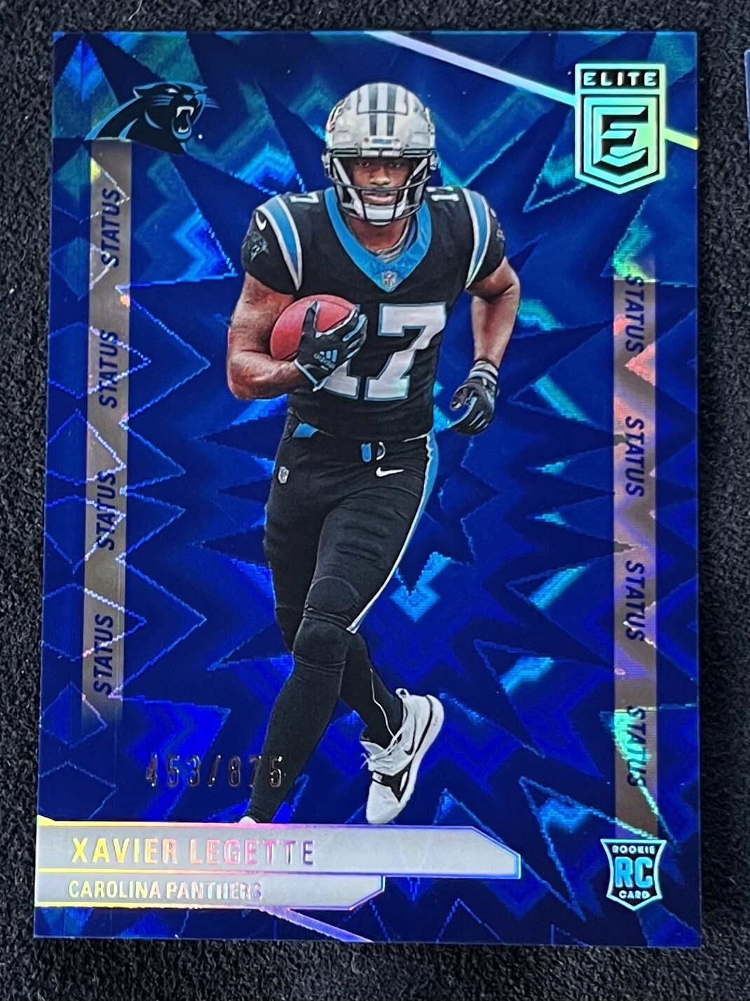 2024 Donruss Elite - Rookies Status Explosion BLUE #113 Xavier Legette /875