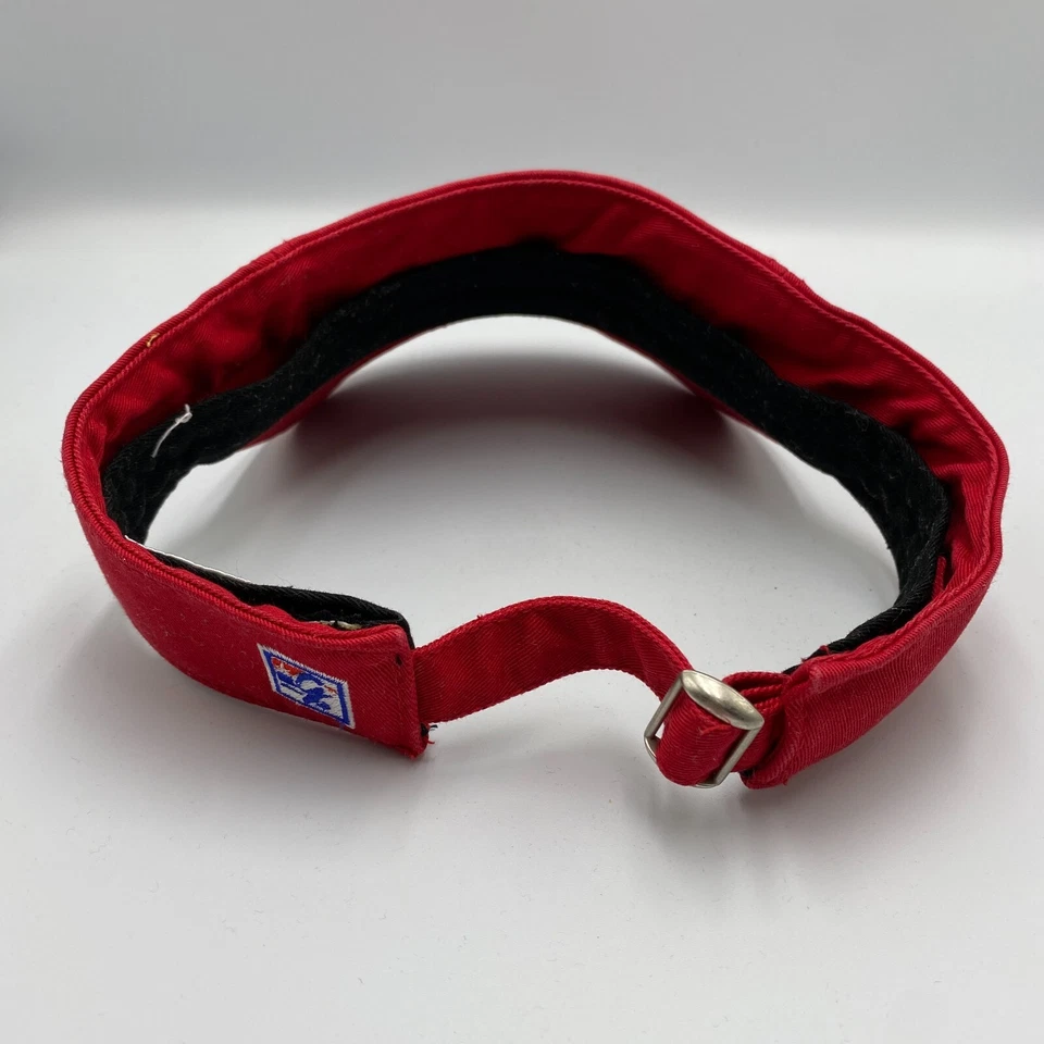 Gorra de pesca con garra de águila visera ajustable roja Foto 3 de 4