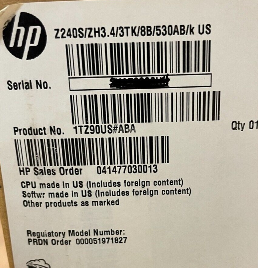New HP Z240 Small Form Factor SFF Workstation Z240 i7 i7-6700 16GB ...