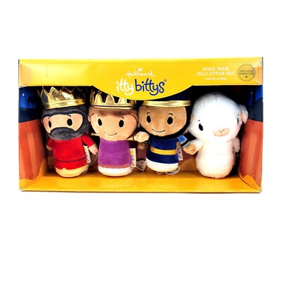 Hallmark itty bittys Plush WISE MEN COLLECTOR SET 3 Wise Men and