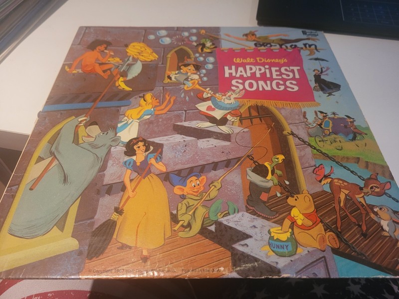 Walt Disney’s Vintage Happiest Songs Record 1967