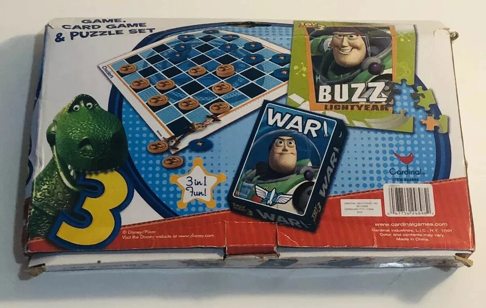 Nuevo Disney Toy Story 3 Juego Juego de Cartas Puzzle Juego Set Foto 2 de 3
