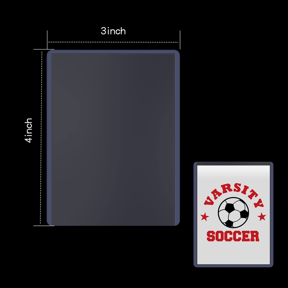 120 Pack 3x4 Inch Hard Plastic Card Sleeves Top Loaders for Cards Card