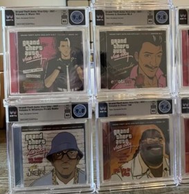 Grand Theft Auto Vice City Soundtrack Set EU Xbox Playstation WATA NOT VGA CGC