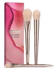 BareMinerals BRUSHES to LOVE 3Piece Brush Set Limited Edition $78 Value