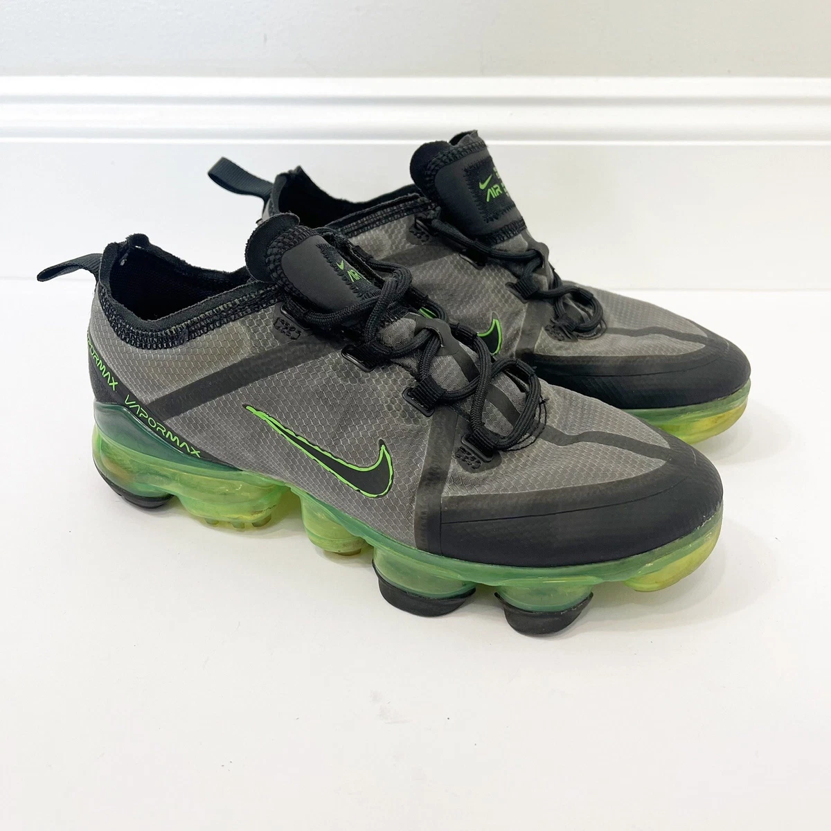 Nike air vapormax kids green sales