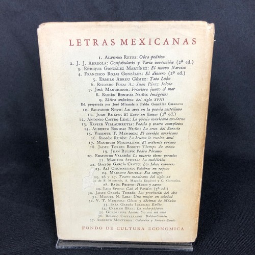 La region mas transparente by Carlos Fuentes letras mexicanas in Spanish 1st Ed - Picture 2 of 23