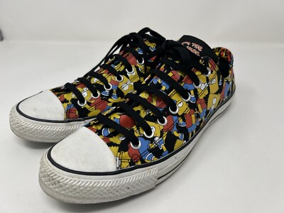 The Simpsons CONVERSE Bart Simpson Chuck Taylor All Star OX Sneakers 11 