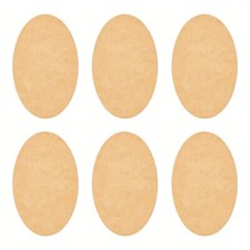 6pc Medium Density Fiberboard MDF Sheet for DIY Miniatures Model Display