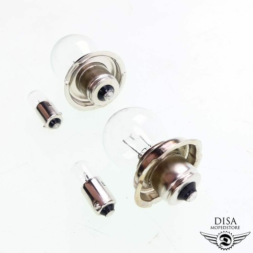 2x Scheinwerfer 6V 15W 2x Rücklicht Birne 6V 4W für Mofa Moped - Bild 3 von 3