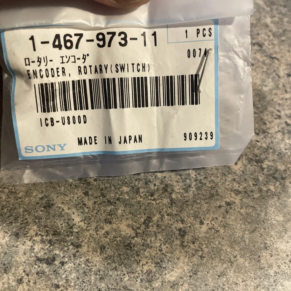 Codificador interruptor giratorio Sony 1-467-973-11 ICB-V800D NOS Foto 2 de 4