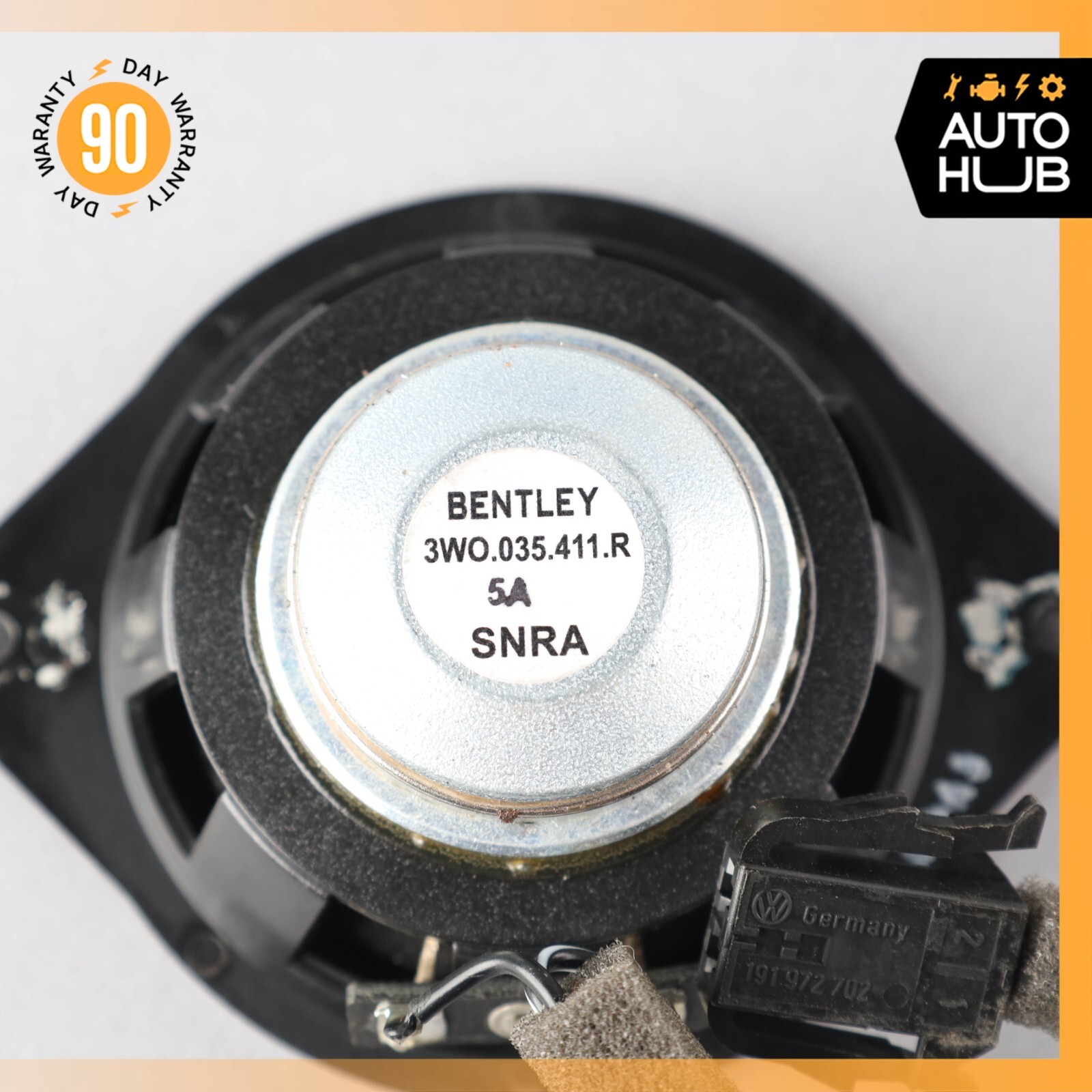 2006 Bentley Continental Flying Spur Rear Side Mid Range Sound Speaker OEM 78k