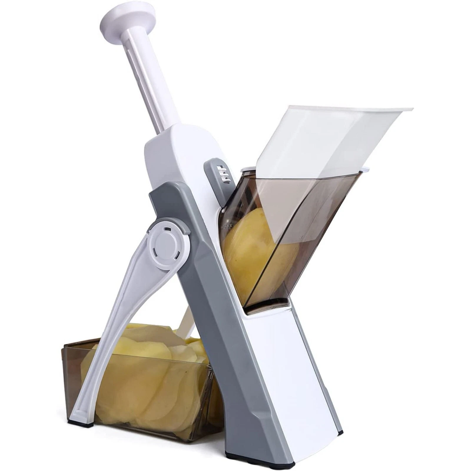 Safe Mandoline Slicer 5 in 1 Vegetable Chopper Food Potato Cutter Adjustable
Opens in a new window o