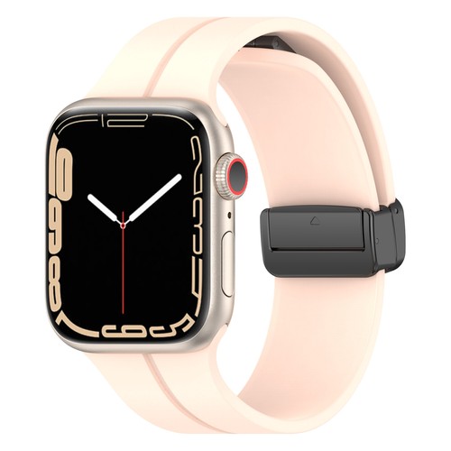 Magnetic Silicone Band For Apple Watch Ultra 2 10 9 8 7 46/45/49MM Wrist Strap - Picture 20 of 36