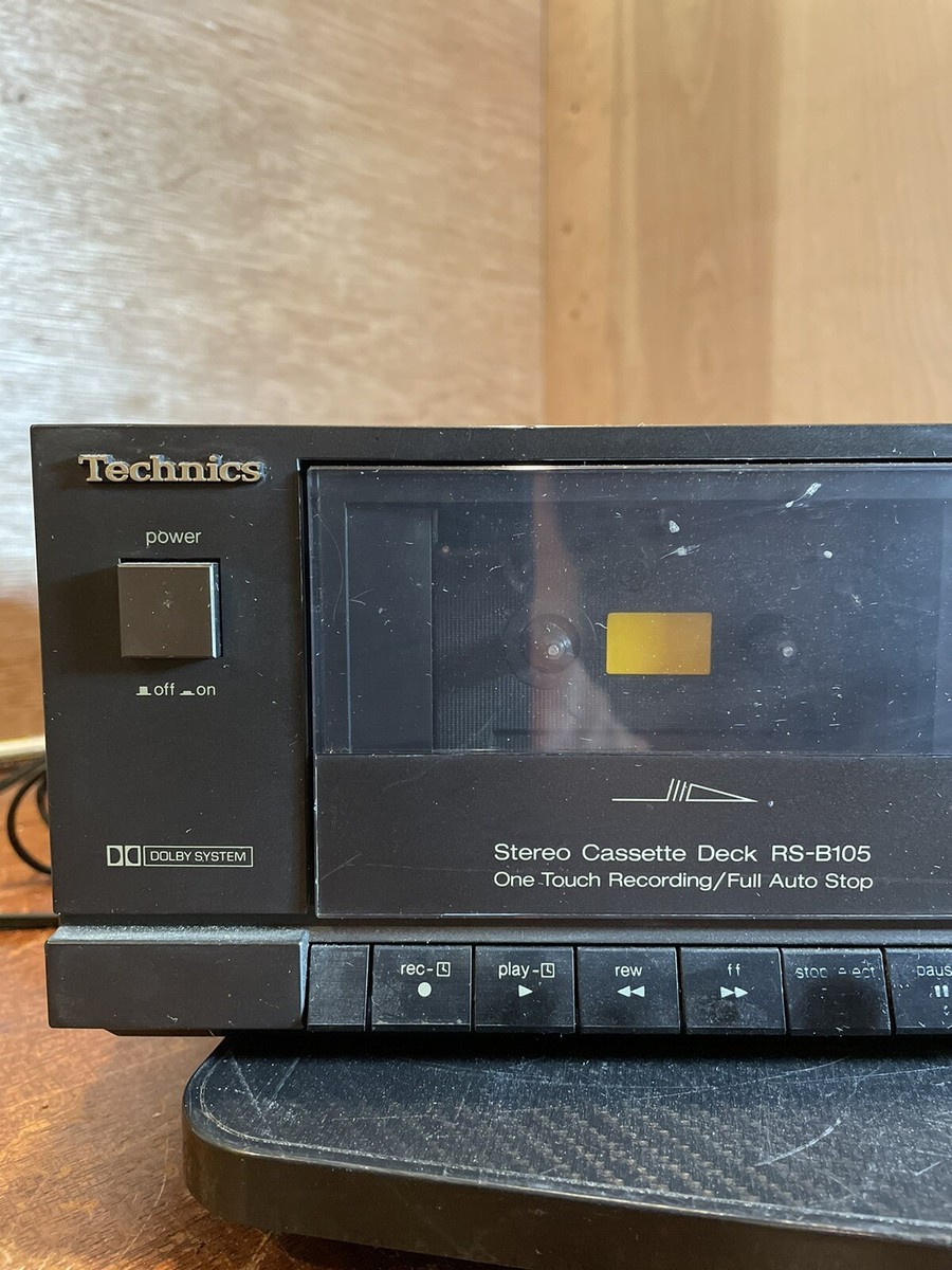 Technics RS-B105 Vintage Cassette Deck Tested & Working , Manual