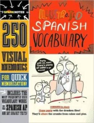 Sparknotes Illustrated Spanish Vocabulary - Hardcover - ACCEPTABLE