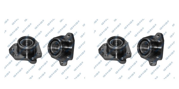 GSP 2X Radnabe Radlagersatz Hinterachse Rechts Links FüR Honda CR-V I RD-image