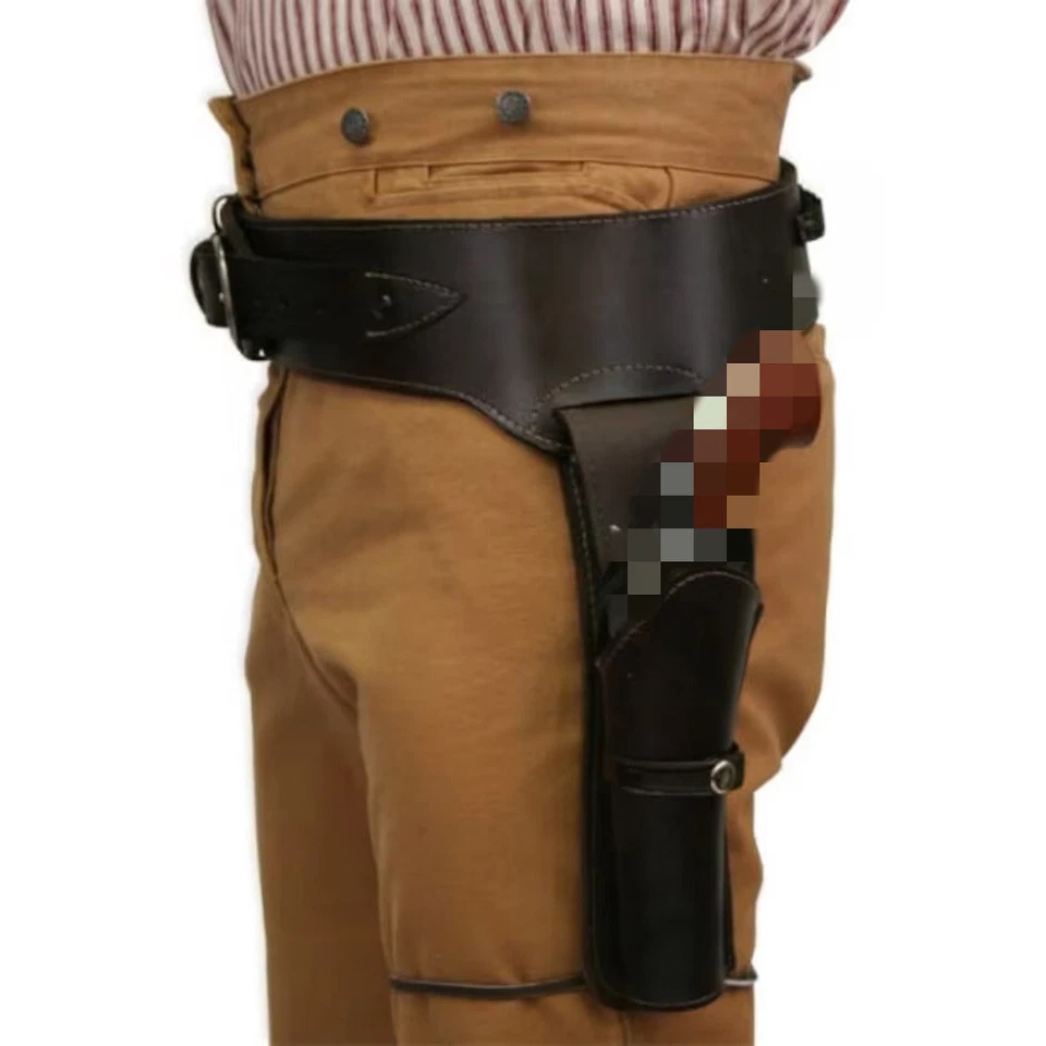 Cowboy Single Holster Cowboy gun holder Wild West Costume Halloween Cosplay - Image 4 of 4