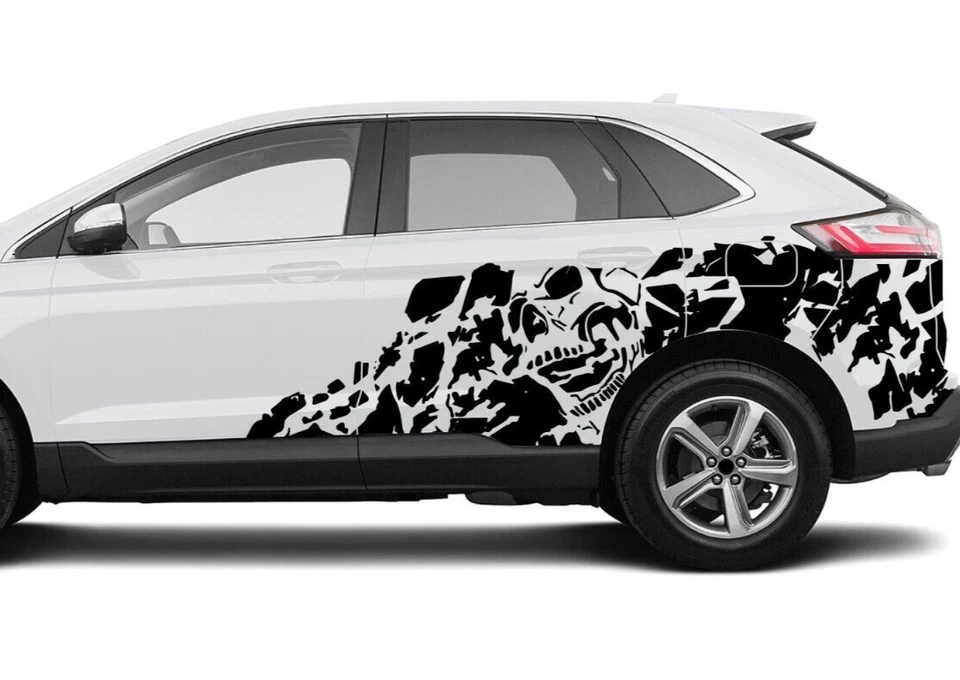 Adesivo adesivo pesadelo esqueleto caveira gráficos para Ford Edge Kuga 2015-presente - Imagem 2 de 4