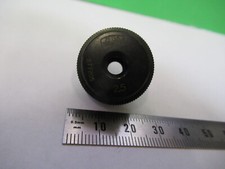 MICROSCOPE OBJECTIVE ZEISS WINKEL 2.5X LENS GERMANY OPTICS AS PICTURED S2-C-91