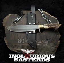 Handmade Inglourious Basterds Aged Replica Bowie Knife Aldo Raine Knife
