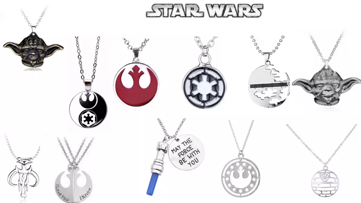 Rebel Alliance Necklace Star Wars Jewelry Leia Organa luke skywalker -  Zulasurfing Studios