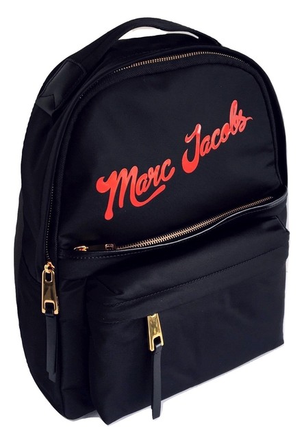 marc jacobs logo backpack