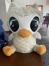 FAO Schwarz Working Hoots the Interactive Animated Talking Owl Plush 14" TESTED