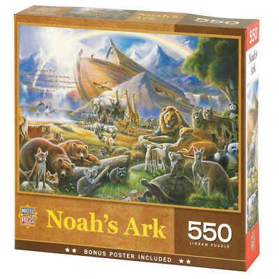 Noah's Ark Colorful 550 Piece Smooth Wood Children's Jigsaw Puzzle | eBay