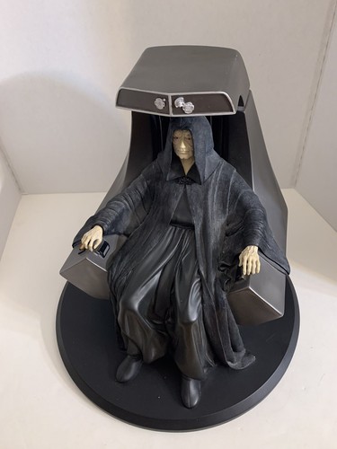 Estatua en silla Attakus Star Wars Emperor Palpatine 2001 - ROTJ - rara 410/1500 - Imagen 18 de 21