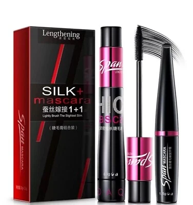 LENGTHENING 4D Silk Fibre Long Lasting Waterproof Lash Starry Mascara Eyeliner Gift Sets HOT