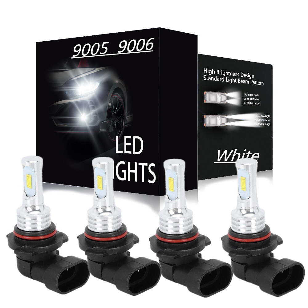 For Chevy C10 C/K GMT400 Pickup Truck 1500 &2500 88-98 Combo LED Headlights Bulb