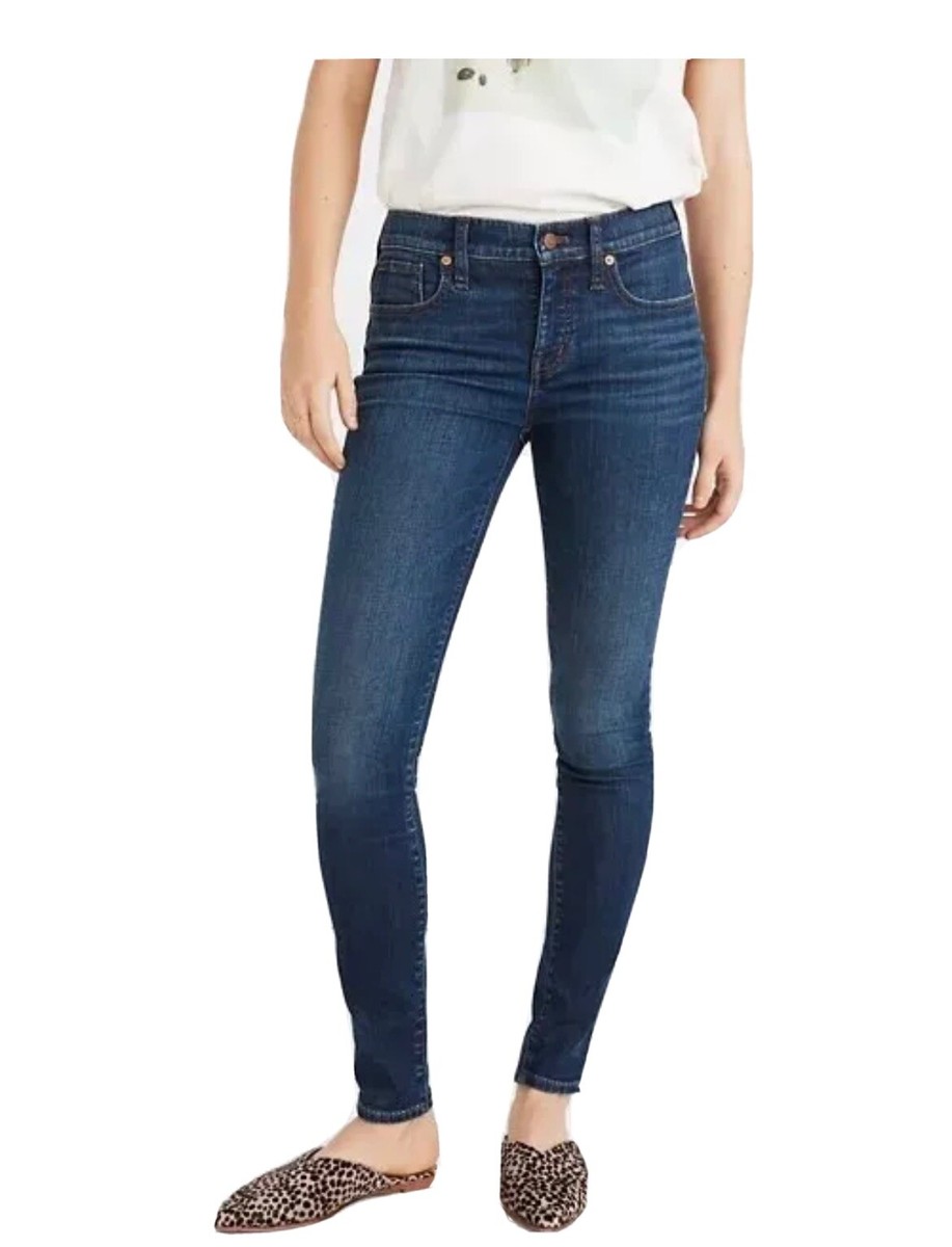 NWT Madewell inch Skinny Jeans Blue 25Tall UK