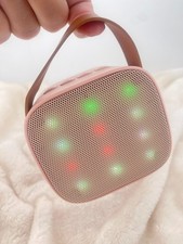 YLL Mini Karaoke Machine Portable Bluetooth Karaoke Speaker Pink