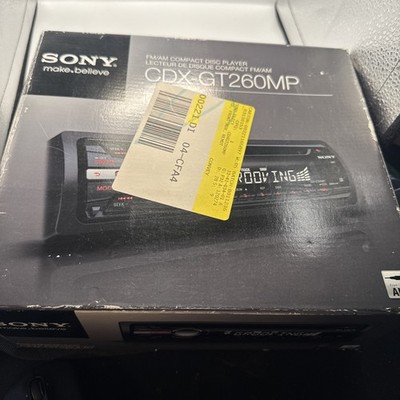 Sony CDX-GT260MP 1 DIN In-Dash CD Player Car Stereo Head Unit w/ AUX