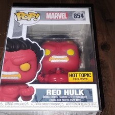 Funko Pop! Figura Bobblehead Vinilo Red Hulk #854 Marvel Hot Topic Exclusiva