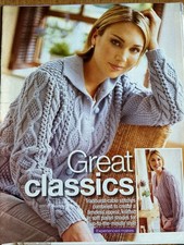 Ladies Classic Cable Cardigan/Jumper Knitting Pattern (Please Read Description )