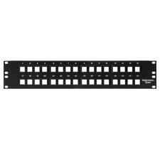 Hellermann Tyton P108-32-MOD Modular Patch Panel 32 Port, 2U, Steel, Black
