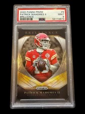 2020 Prizm Patrick Mahomes II Brilliance PSA 9 Chiefs Football