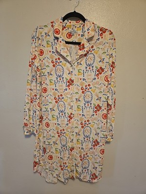 POSH PEANUT Nightshirt Produce Long Sleeve M