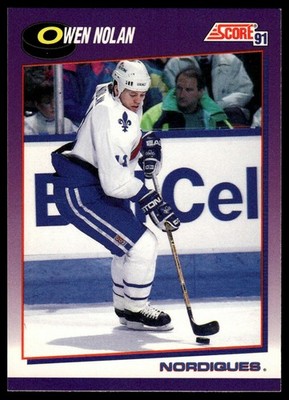 1991-92 Score American #143 Owen Nolan
