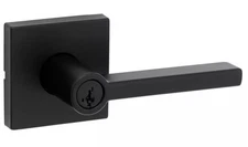Kwikset 156HFL SQT 15 SMT  Halifax Keyd Entry - Flat Black