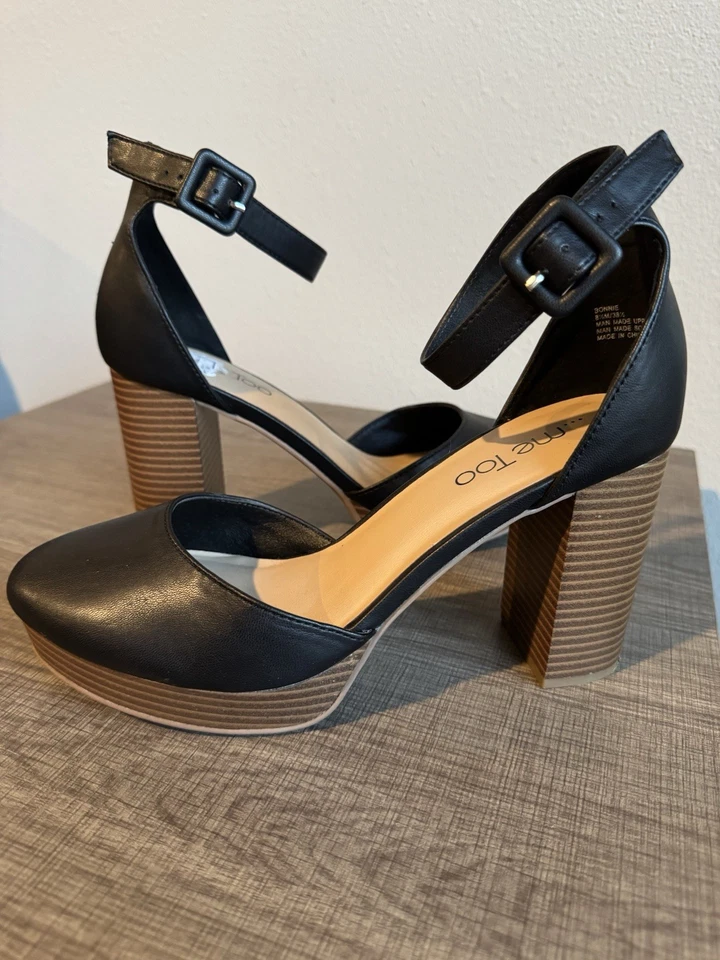 Tacones cerrados para mujer talla 8 1/2M Foto 2 de 4