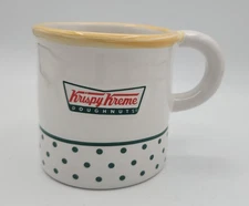 Krispy Kreme Doughnuts Coffee Mug 3D Donut in bottom Polka Dot