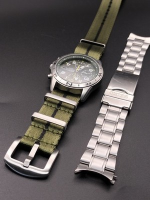サカキチ Seiko Chronograph Quartz Men's Watch 7T92-0DX0 Working Made