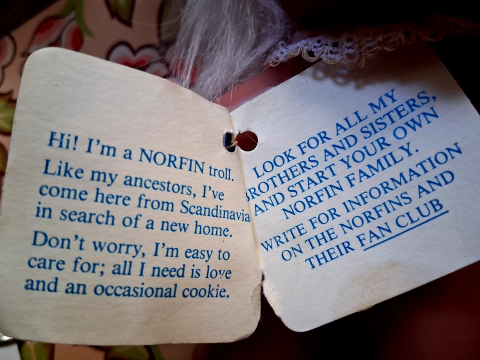 Muñeca Troll Norfin DAM 1980 INGA Navidad Hecha en Escandinavia DAM Thing* RARA Foto 3 de 4