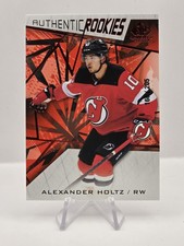 2021-22 SP Game Used #124 Alexander Holtz Red Fragment