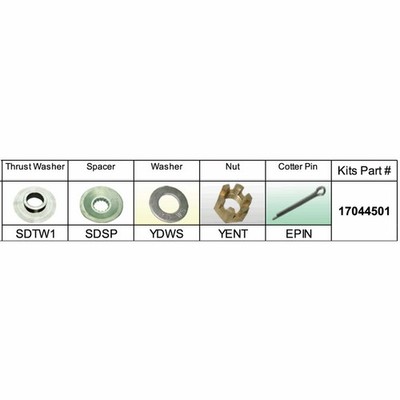Solas SD-PKT-1 Suzuki Kit Assembly DF90 DF115 #17044501