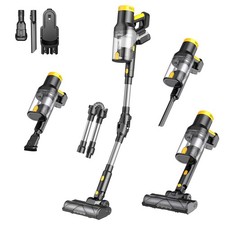 350W Cordless Vacuum Cleaner Compatible with DeWalt 20V Battery, 6-in-1 Stick...