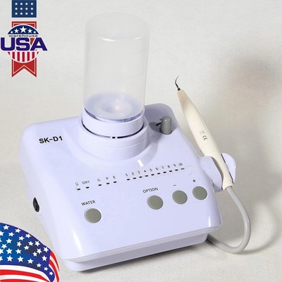for Cavitron Dental Ultrasonic Scaler fit DTE SATELEC + Handpiece+Tips+2 Bottles